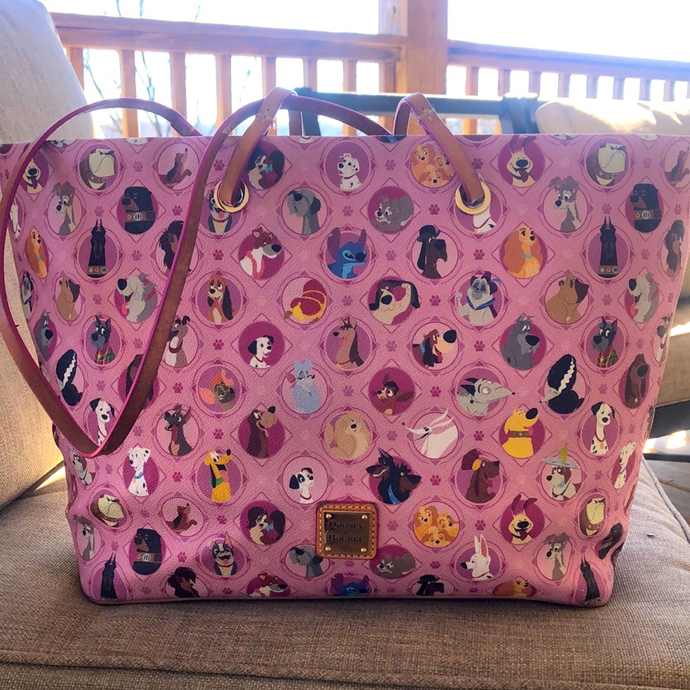 Dooney & Bourke Disney dogs pink purse